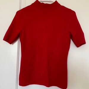Ann Taylor red blouse